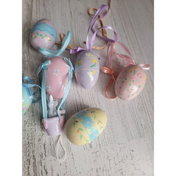 Easter bunny egg air balloon ornament Xmas spring - Picture 7 of 9